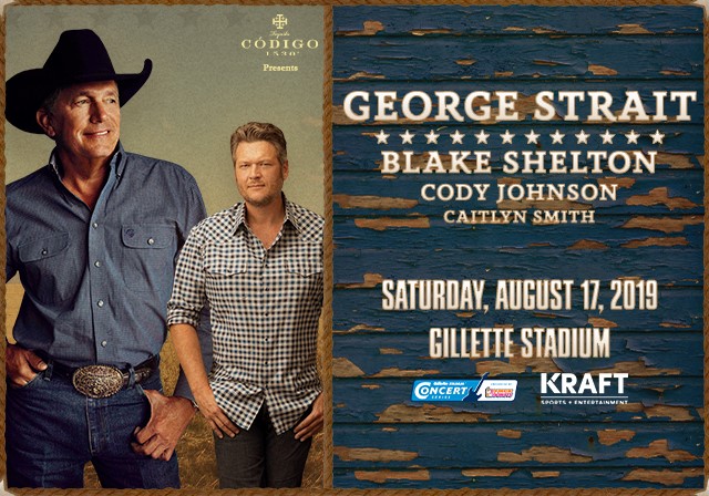 Sign Up to Win Tickets to See Blake Shelton & George Strait at Gillette!