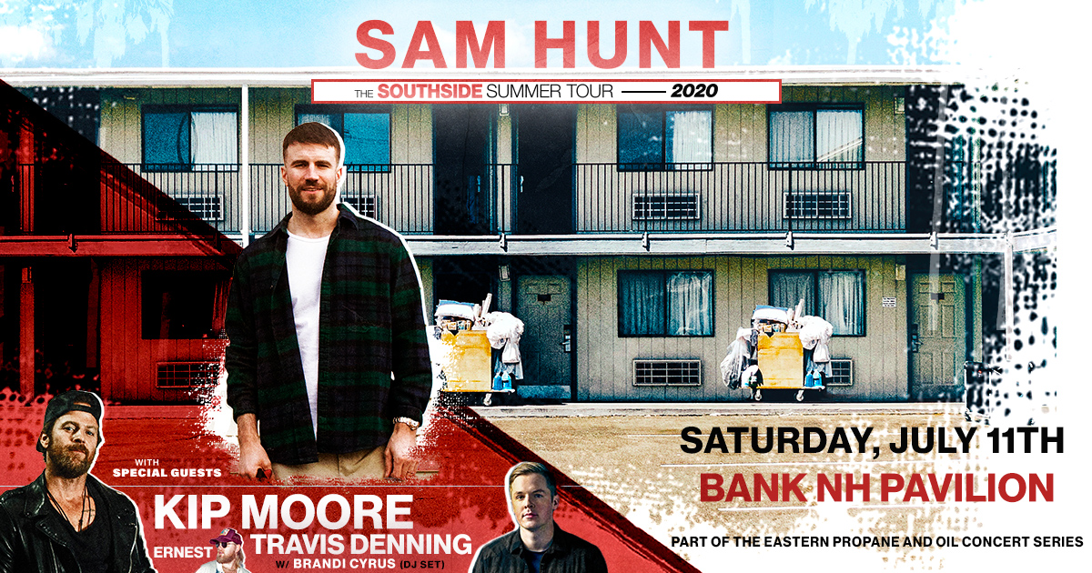 WIN TICKETS: Sam Hunt’s ‘Southside Summer Tour’ With Kip Moore, Travis Denning, and Ernest