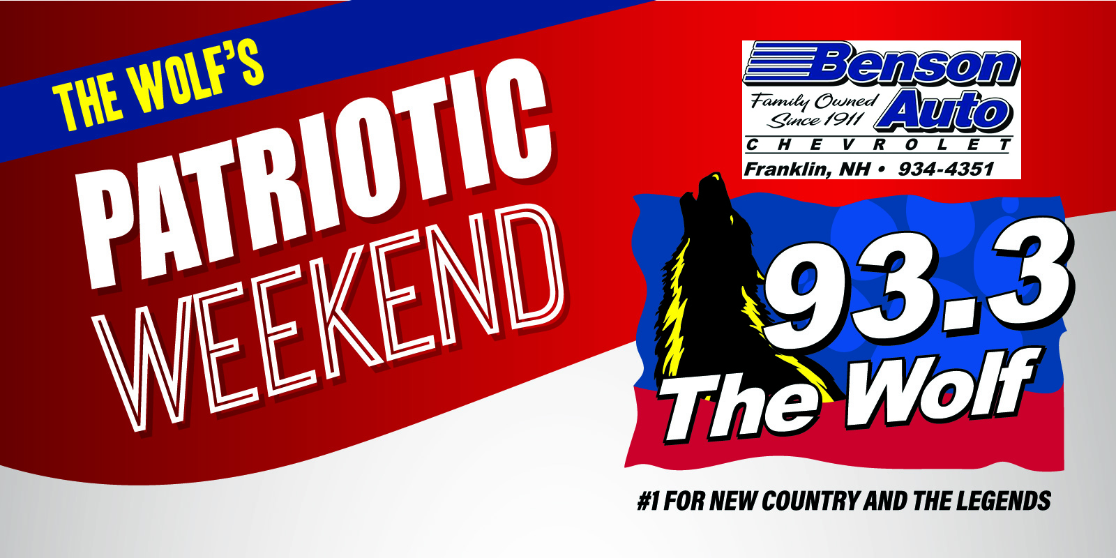 The Wolf’s Patriotic Weekend – Songs to Salute Our Troops
