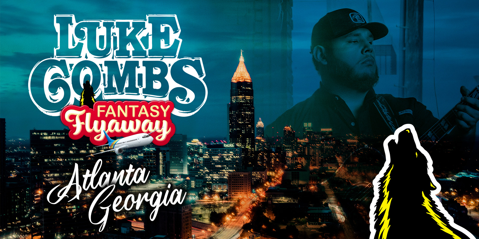 Fantasy Flyaway No. 1 – Win a Trip For Two to See Luke Combs in Atlanta