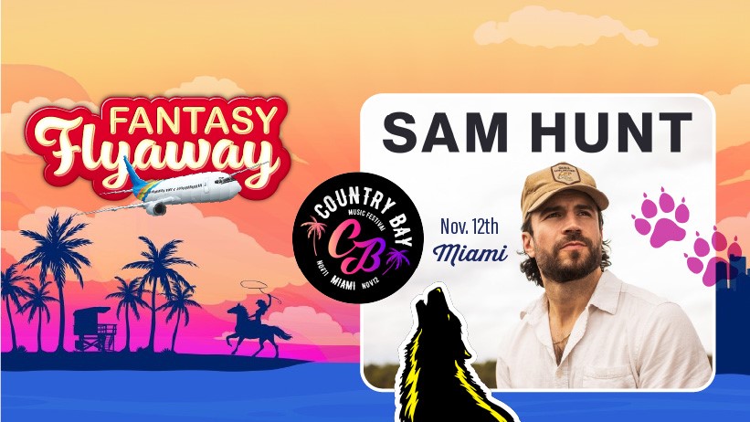 Win Tickets To Sam Hunt In Miami At The Country Bay Music Festival!