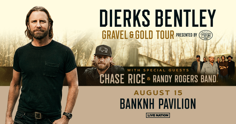 Enter To Win Tickets To Dierks Bentley At BankNH Pavilion!