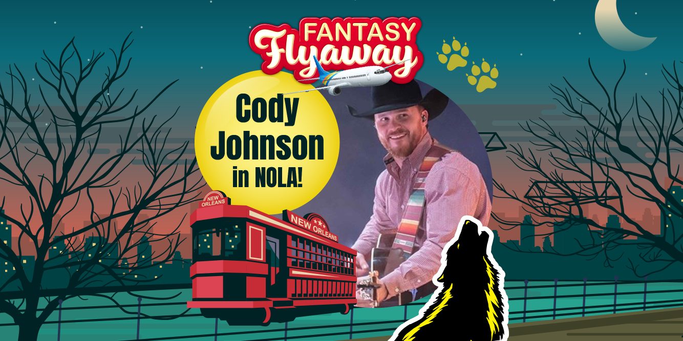 FANTASY FLYAWAY: SEE CODY JOHNSON IN NEW ORLEANS!