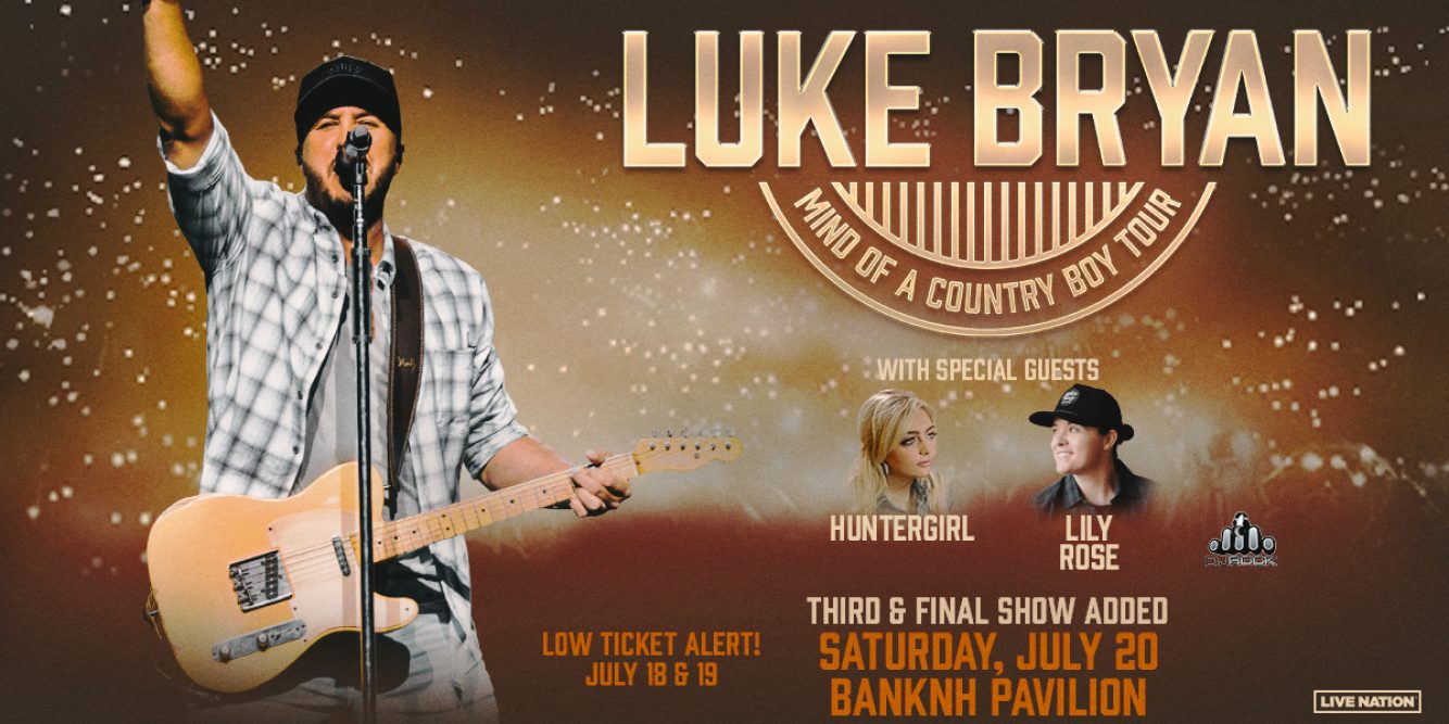 Win Tickets To Luke Bryan At The BankNH Pavilion!