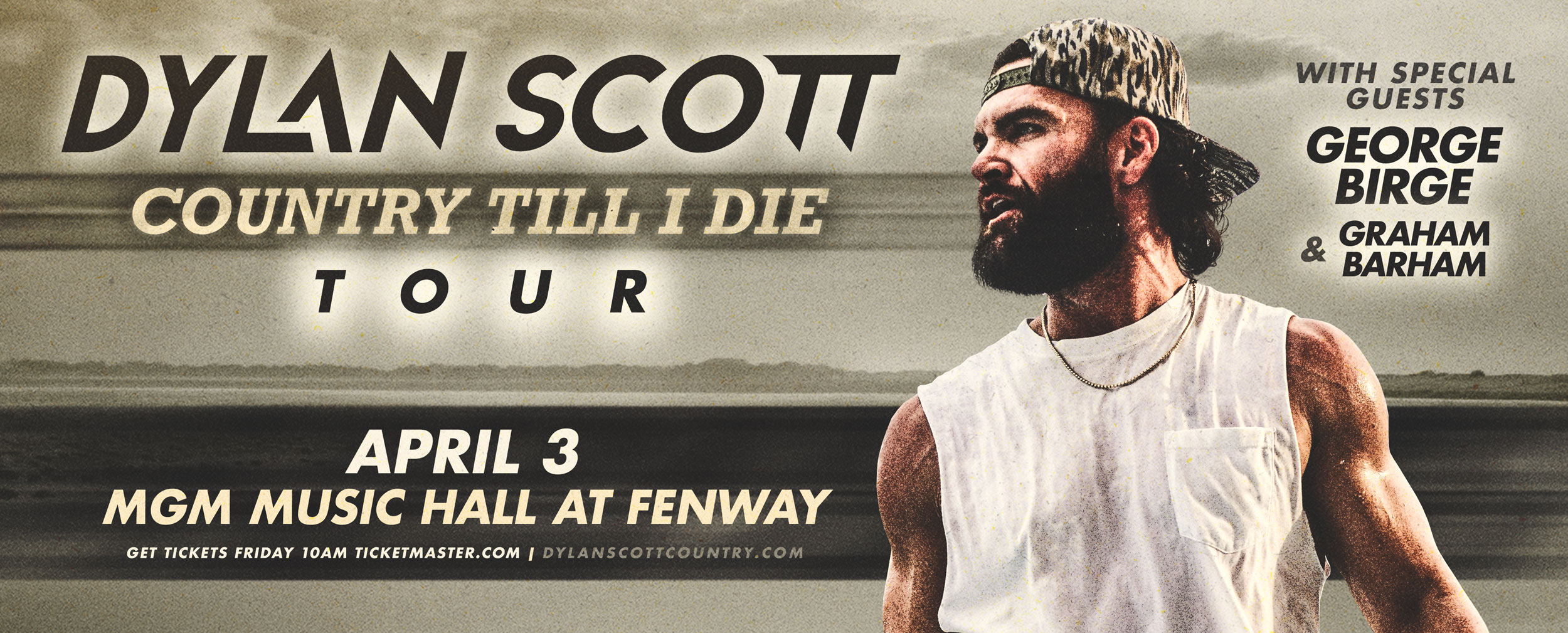 Win Tickets to see Dylan Scott’s ‘Country Till I Die’ Tour at MGM Music Hall!