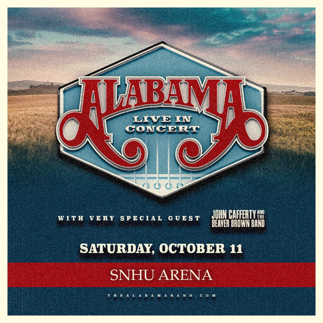 Last Chance to Win Tickets to See Alabama at SNHU Arena!