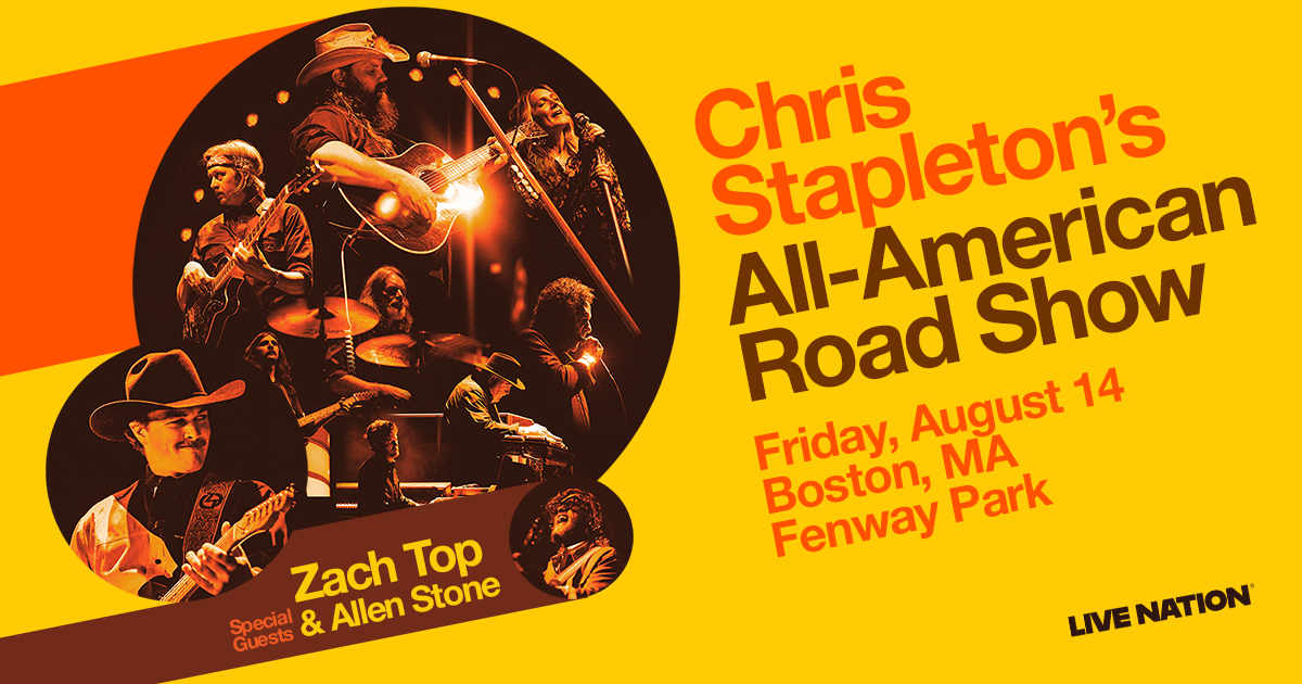 Win Tickets to see Chris Stapleton at Fenway!