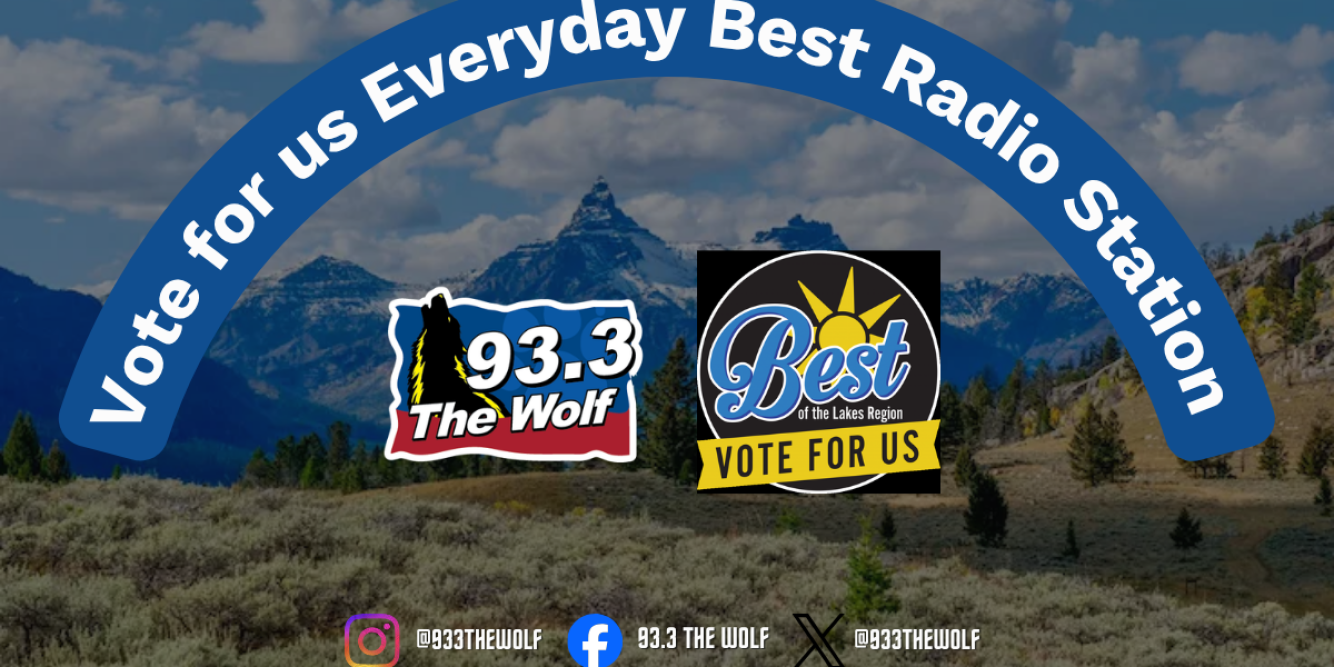 Vote for 93.3 The Wolf – Best Radio Station in the Lakes Region!