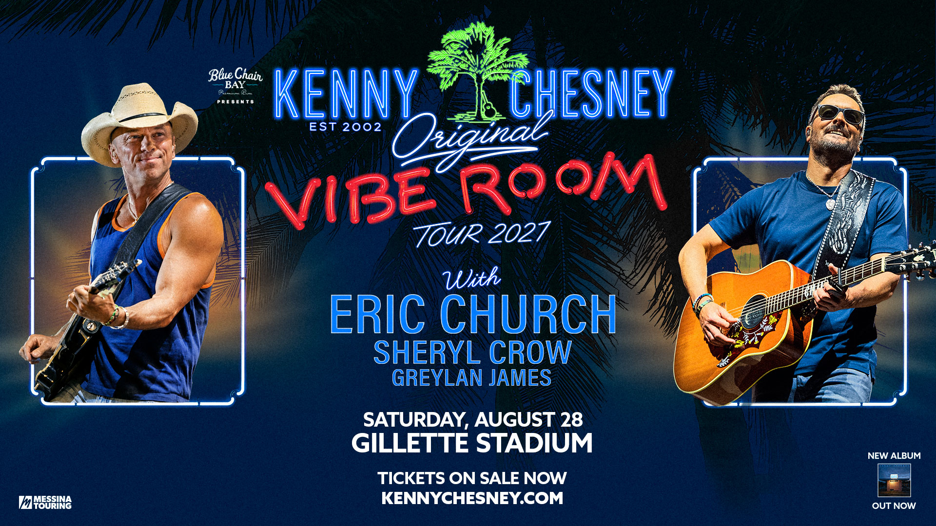 Win Tickets to See Kenny Chesney, Eric Church, Sheryl Crow at Gillette Stadium